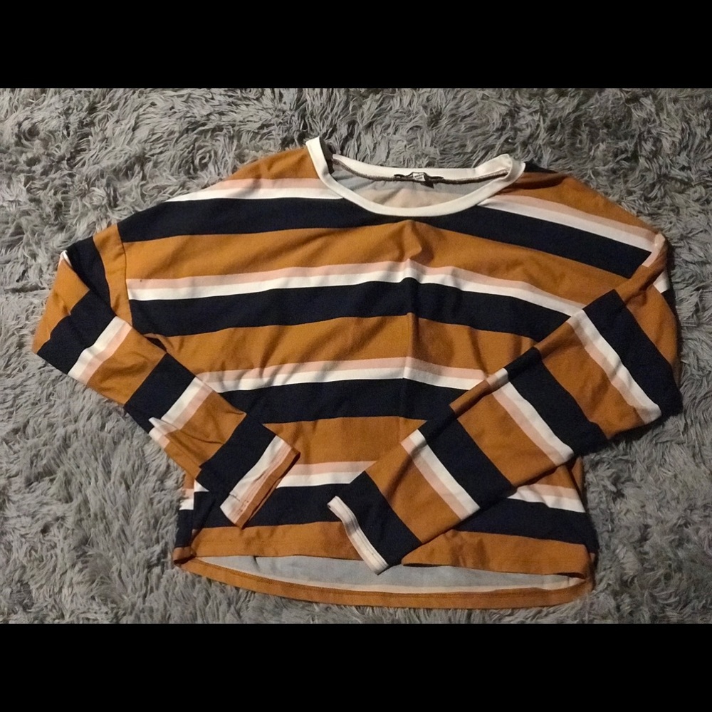 Slightly Cropped Stripped T-Shirt